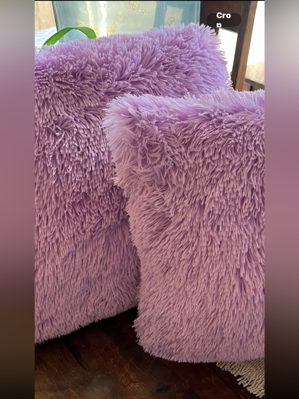 2 Whim Plush Accent Pillow - Lavender